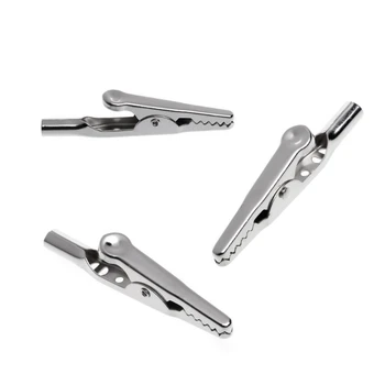 100 Pcs Electric Test Crocodile Alligator Clips Clamps Silver Tone 50MM LS'D Tool
100 Pcs Electric Test Crocodile Alligator Clips Clamps Silver Tone 50MM LS'D Tool