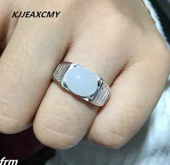 KJJEAXCMY Fine jewelry Natural Hetian Yuhang wholesale wholesale succulent white jade ring 925 sterling silver live mouth
KJJEAXCMY Fine jewelry Natural Hetian Yuhang wholesale wholesale succulent white jade ring 925 sterling silver live mouth