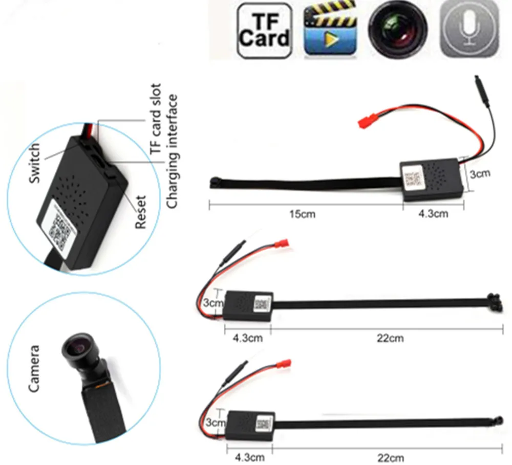 HD 1080P WIFI Network Camera P2P Mini Camera DIY Wireless Camera Module Motion Activated DV Camcorder with Baby Monitor
HD 1080P WIFI Network Camera P2P Mini Camera DIY Wireless Camera Module Motion Activated DV Camcorder with Baby Monitor