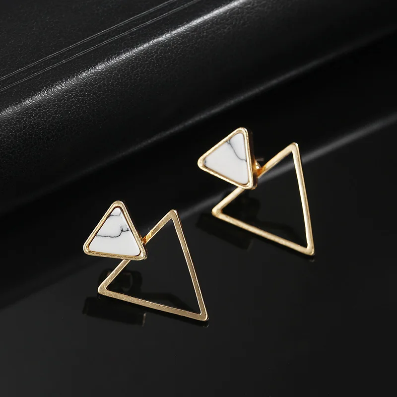 SexeMara New Earrings Fashion Simple Stud Earring Personality Trend Push-back Triangle Earring Wholesale Jewelry Women Earring
SexeMara New Earrings Fashion Simple Stud Earring Personality Trend Push-back Triangle Earring Wholesale Jewelry Women Earring