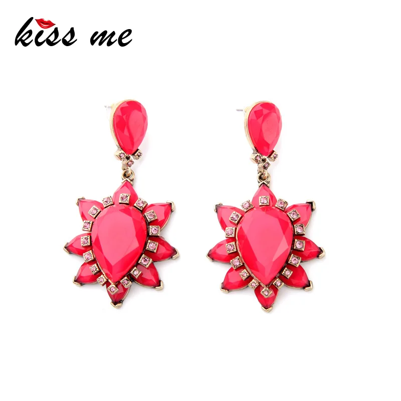 Personalized Red Imitation Gems Flowers Large Statement Dangle Earrings Factory Wholesale
Personalized Red Imitation Gems Flowers Large Statement Dangle Earrings Factory Wholesale