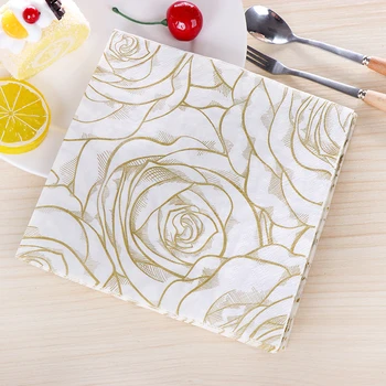 vintage napkin paper tissue white black printed golden rose handkerchief decoupage wedding birthday party serviettes decor mat
vintage napkin paper tissue white black printed golden rose handkerchief decoupage wedding birthday party serviettes decor mat
