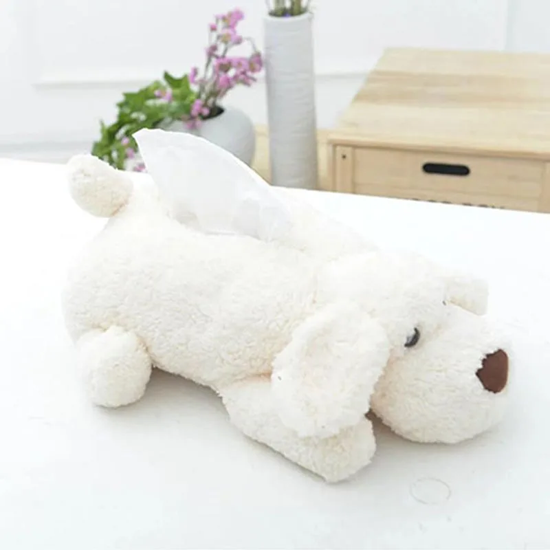 Soft Plush Tissue Boxes Novelty Napkin Holder White Brown Cute Teddy Dog Hyena Tissue Set Box Cover
Soft Plush Tissue Boxes Novelty Napkin Holder White Brown Cute Teddy Dog Hyena Tissue Set Box Cover