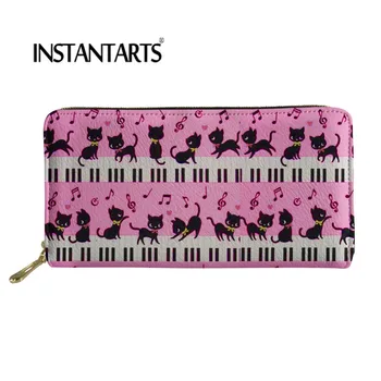INSTANTARTS Cats With Piano Pattern Cute Women Purse Ladies Long Zipper Wallets Phone Bags Coin Money Organizer For Youth Girls
INSTANTARTS Cats With Piano Pattern Cute Women Purse Ladies Long Zipper Wallets Phone Bags Coin Money Organizer For Youth Girls
