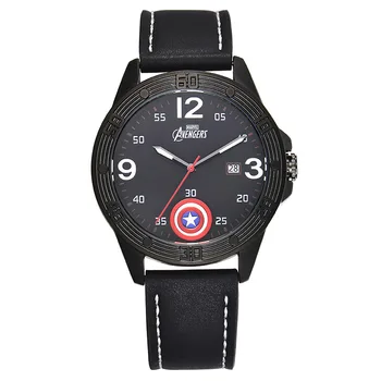 Disney mens watches leather quartz clocks boys casual waterproof luminous calendar original wristwatch Captain America shield
Disney mens watches leather quartz clocks boys casual waterproof luminous calendar original wristwatch Captain America shield