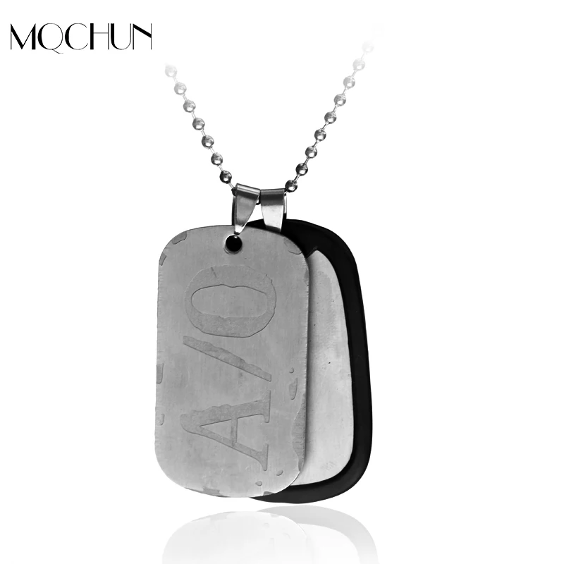 MQCHUN Hot Sale Gangsta A/0 Dog Tag Nicolas Brown Mercenary Necklace Pendant Gangsta Cosplay Titanium Steel Chain Necklace
MQCHUN Hot Sale Gangsta A/0 Dog Tag Nicolas Brown Mercenary Necklace Pendant Gangsta Cosplay Titanium Steel Chain Necklace