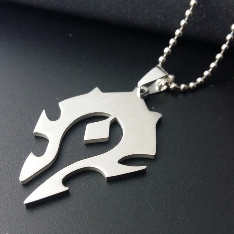 High Quality Cospay Pendant Necklace For Horde Silver Badge With Chain Statement For Women Men Metal Game Movie Jewelry Gift
High Quality Cospay Pendant Necklace For Horde Silver Badge With Chain Statement For Women Men Metal Game Movie Jewelry Gift