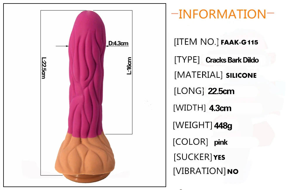 Cracks Bark Dildo Sex Toys For Women Manual Operation Smooth Head Easy To Rotary Insert Vagina or Anal Plug Comforts Climax