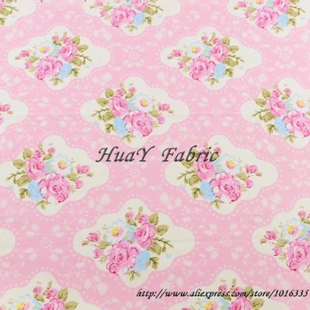 160cm Pink Floral vintage rose 100% cotton fabric patchwork quilting clothing tecido dress sewing bedding home textile tilda
160cm Pink Floral vintage rose 100% cotton fabric patchwork quilting clothing tecido dress sewing bedding home textile tilda