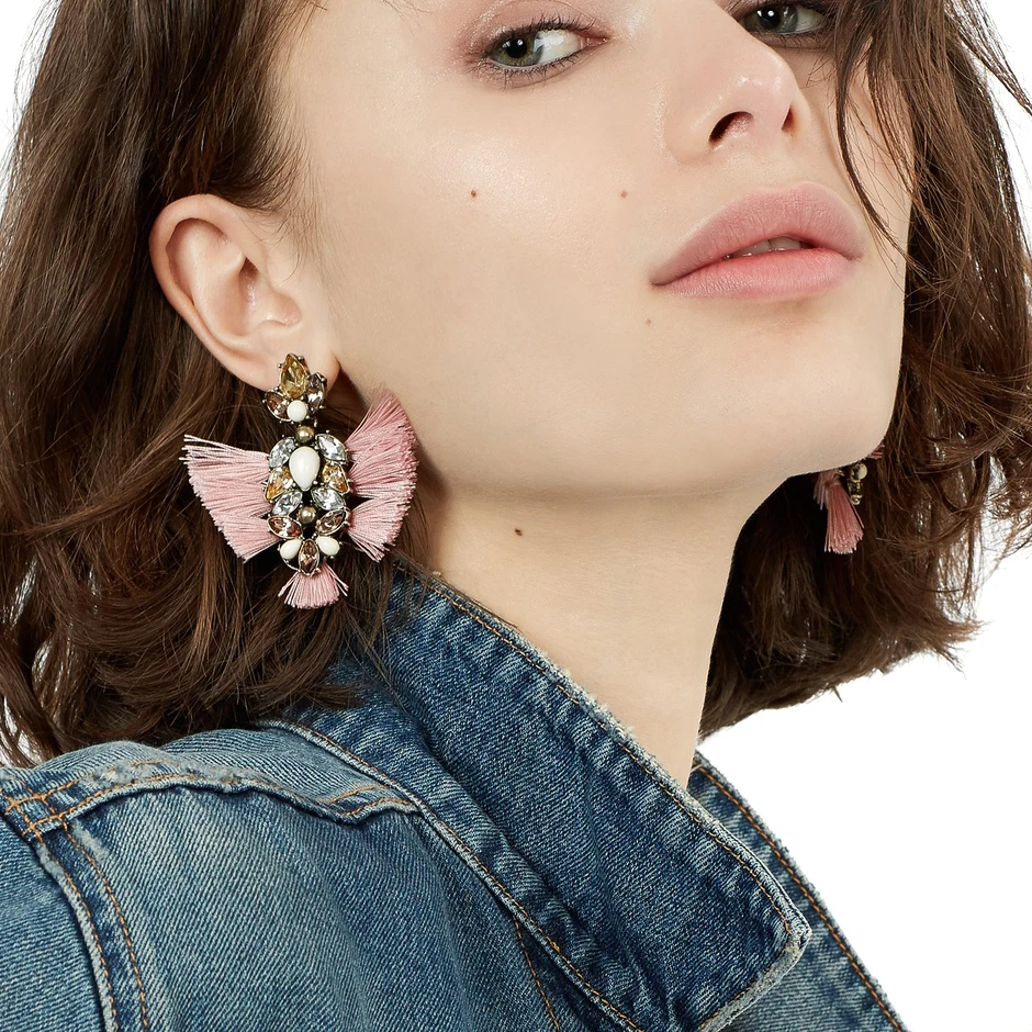 Tassel Earring Make Fashion Fringed Jewelry Crystal Butterfly Big Bird Flower Elegant Vintage Ethnic Sweet Cute Stylish Popular
Tassel Earring Make Fashion Fringed Jewelry Crystal Butterfly Big Bird Flower Elegant Vintage Ethnic Sweet Cute Stylish Popular