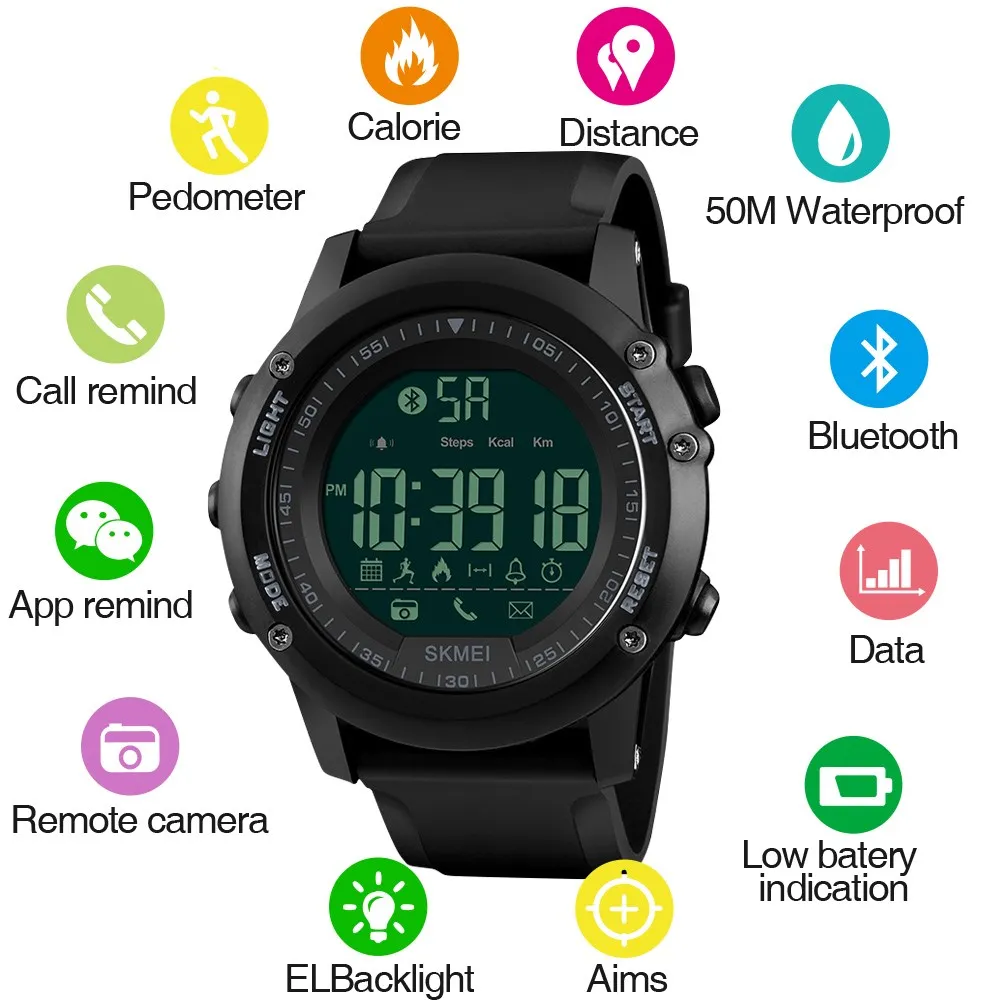 2019 New Fashion Men Smart Watch Pedometer Waterproof Remote Camera Calorie Bluetooth Watches Relogio Masculino for ios android
2019 New Fashion Men Smart Watch Pedometer Waterproof Remote Camera Calorie Bluetooth Watches Relogio Masculino for ios android