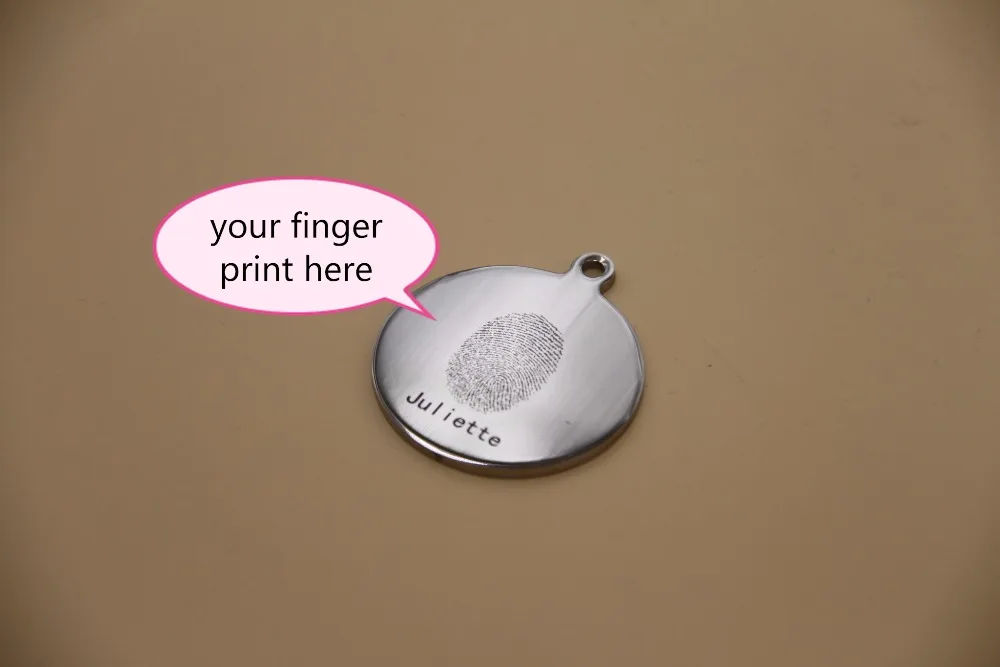 your customized tailored titanium silver color crafted pendant necklace engraved unique fingerprint tag jewelry
your customized tailored titanium silver color crafted pendant necklace engraved unique fingerprint tag jewelry