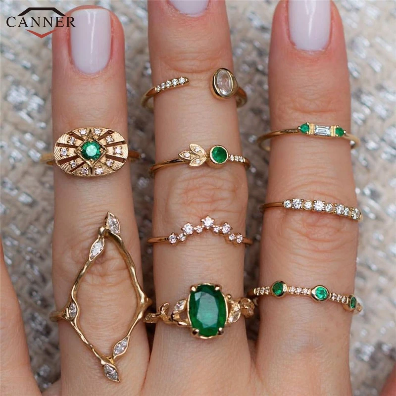 Vintage Green Stone Rings for Women Midi Knuckle Rings Set Boho Geometric Hollow Oval Crystal Leaf Crown Gold Joint Ring H40
Vintage Green Stone Rings for Women Midi Knuckle Rings Set Boho Geometric Hollow Oval Crystal Leaf Crown Gold Joint Ring H40