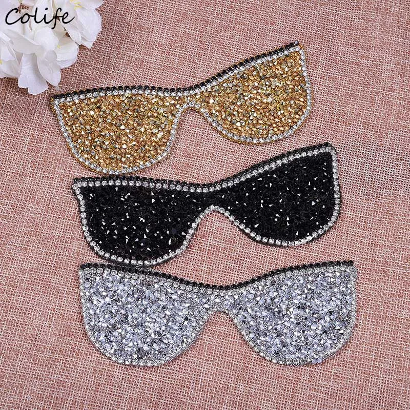 Fashion Patches For Clothes Embroidered Shiny Glasses Pattern Rhinestone Cloth Sticker Dress Jacket DIY Sewing Patch
Fashion Patches For Clothes Embroidered Shiny Glasses Pattern Rhinestone Cloth Sticker Dress Jacket DIY Sewing Patch