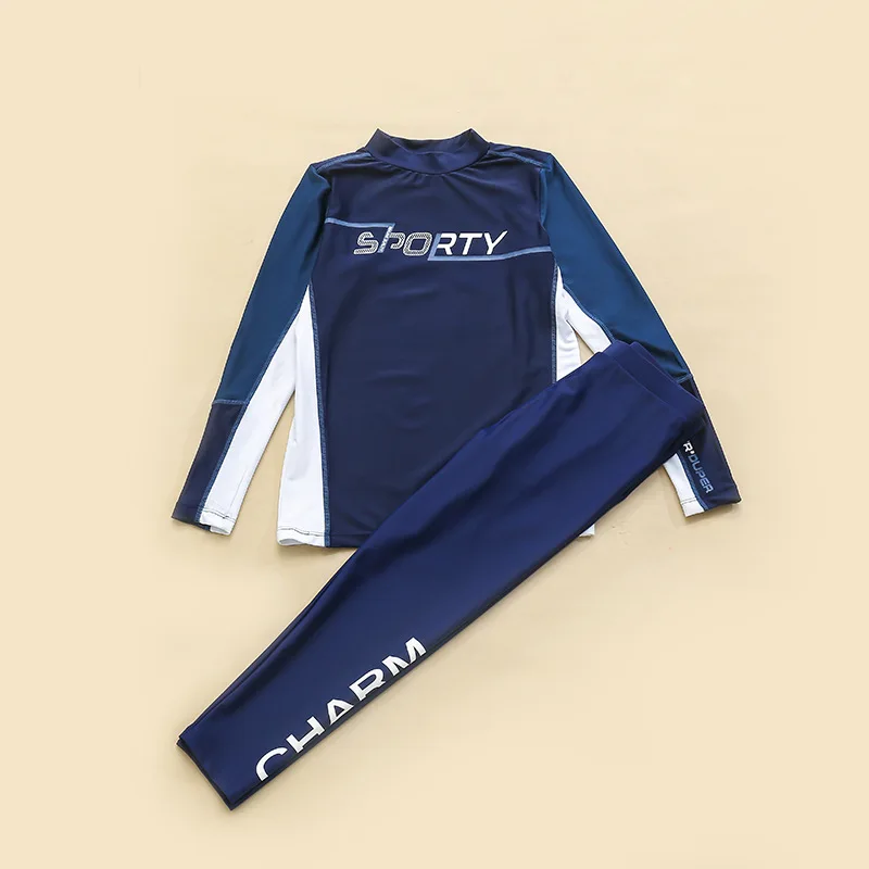 2019 Boys Swimsuit Two Piece Kids Swimsuit For Surfing 11-17years Children's Swimwear Long Sleeve Style Kids Beachwear G1-CZ982
2019 Boys Swimsuit Two Piece Kids Swimsuit For Surfing 11-17years Children's Swimwear Long Sleeve Style Kids Beachwear G1-CZ982