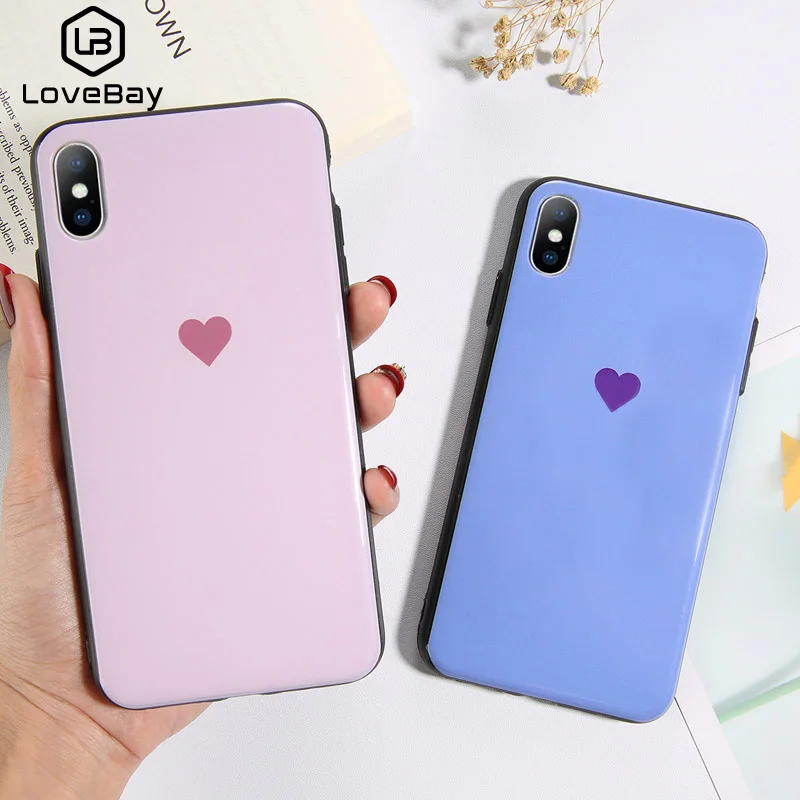 Lovebay Phone Case For iPhone X XS XR Xs Max Candy Color Love Heart TPU and PC Simple Back Cover For iPhone 6 6s 7 8 Plus
Lovebay Phone Case For iPhone X XS XR Xs Max Candy Color Love Heart TPU and PC Simple Back Cover For iPhone 6 6s 7 8 Plus