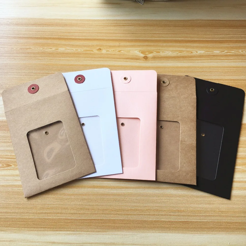 Multi Color Paper Bags Jewelry favors Gift Packing& Display Envelop Case With Clear PVC Window products Carrying Boxes 12Pcs
Multi Color Paper Bags Jewelry favors Gift Packing& Display Envelop Case With Clear PVC Window products Carrying Boxes 12Pcs