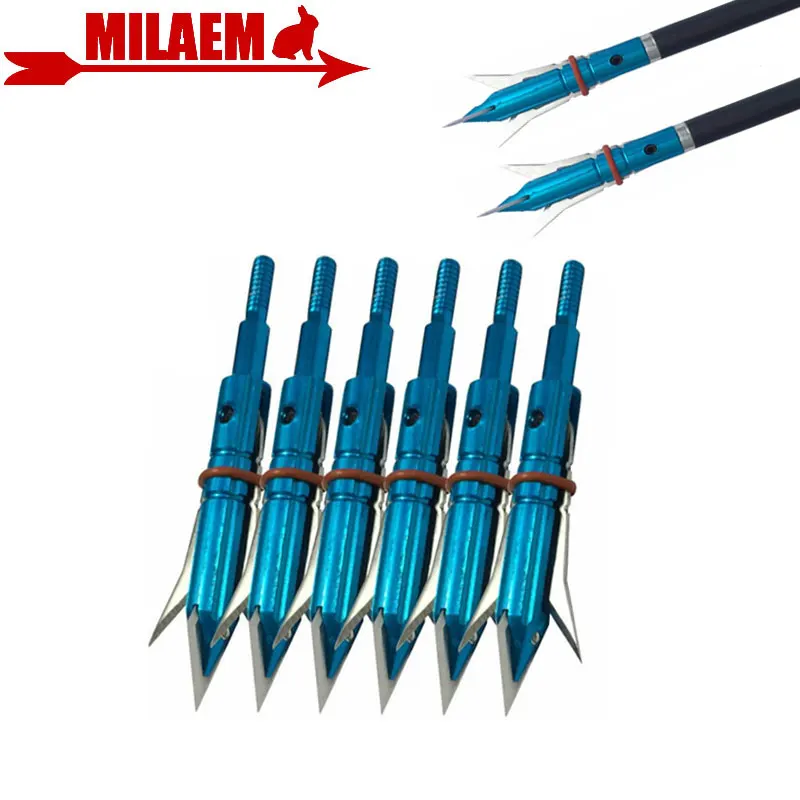 6/12pcs Archery Broadheads 2Blade Arrowhead 100Gr Stainless Steel Target Arrow Point Tips Bow Arrow Hunting Shooting Accessories
6/12pcs Archery Broadheads 2Blade Arrowhead 100Gr Stainless Steel Target Arrow Point Tips Bow Arrow Hunting Shooting Accessories