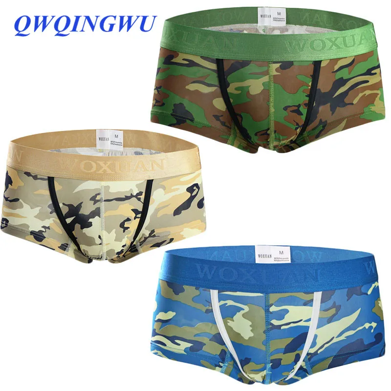 3PCS/Lot Brand Male Underwear Men Boxer Shorts Breathable Nylon U Convex Boxers Sexy Tide Camouflage Cueca Boxers Trunk Shorts
3PCS/Lot Brand Male Underwear Men Boxer Shorts Breathable Nylon U Convex Boxers Sexy Tide Camouflage Cueca Boxers Trunk Shorts