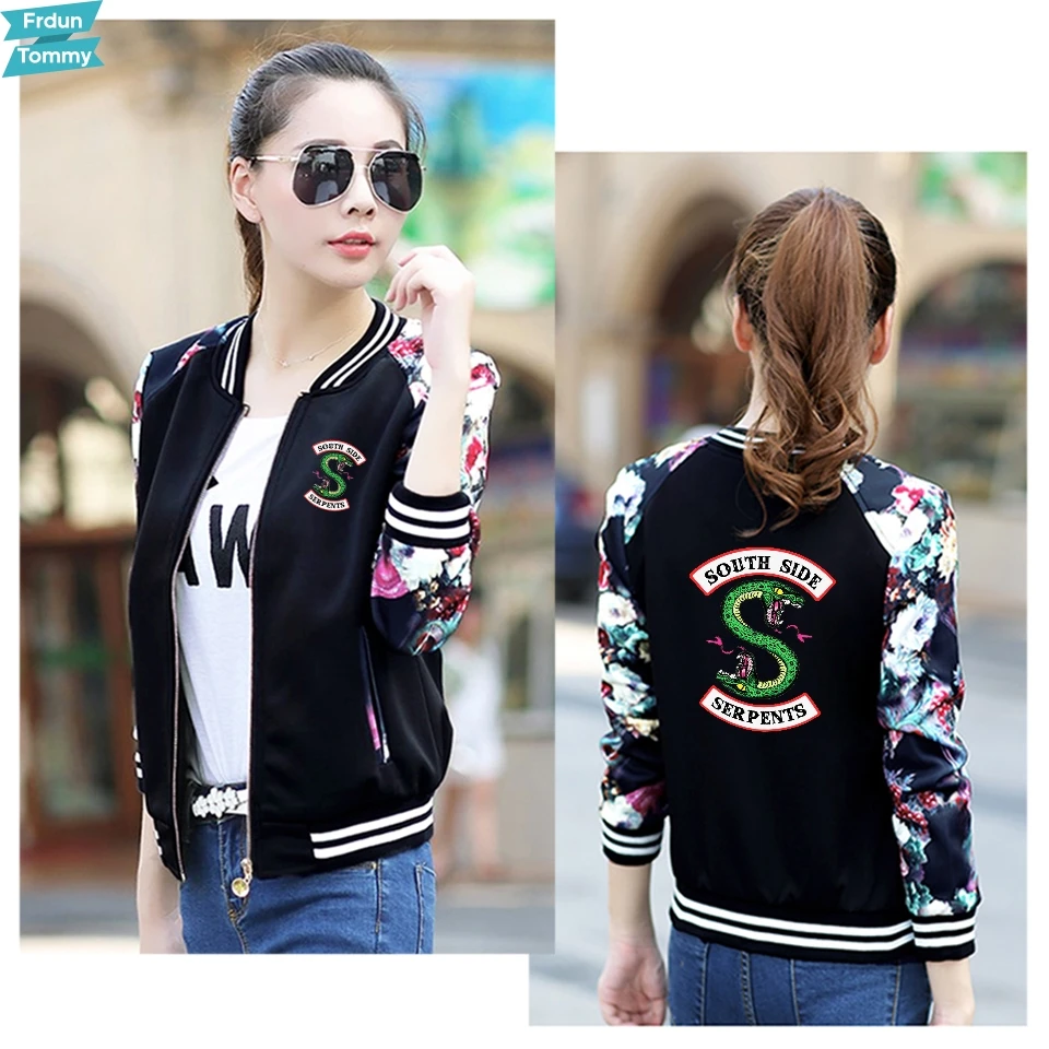 New Riverdale Southside Jackets Serpents White/Black Women Riverdale Fans Serpents Streetwear Brand Coat Jackets
New Riverdale Southside Jackets Serpents White/Black Women Riverdale Fans Serpents Streetwear Brand Coat Jackets