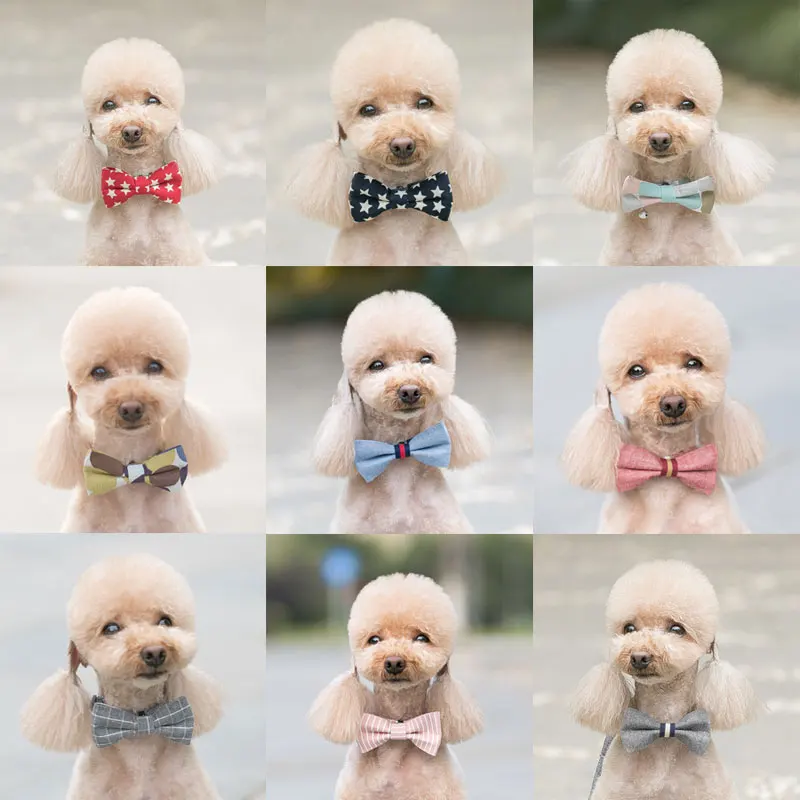 06 dog bow tie white