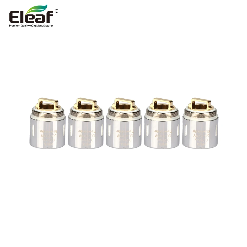 5 шт. оригинальный Eleaf HW3 HW4 катушки тройной цилиндр голову 0.2ohm Quad-Катушка цилиндра