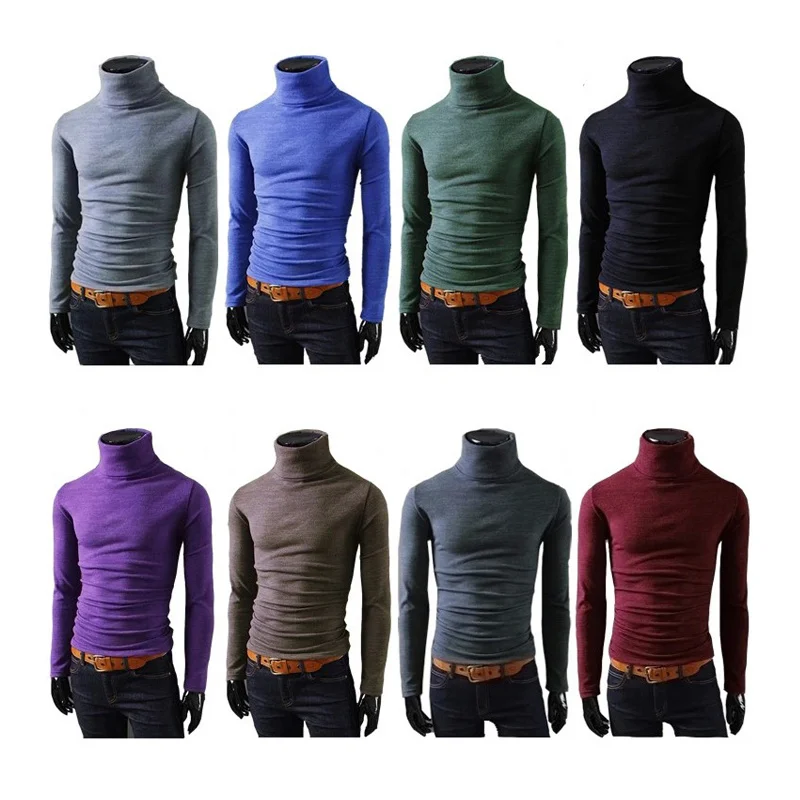 8 Colors Brand Autumn Knitted Sweater Men Black Knitwear Casual Winter Male High Collar Polo Sweter Pull Pullover Sweaters
8 Colors Brand Autumn Knitted Sweater Men Black Knitwear Casual Winter Male High Collar Polo Sweter Pull Pullover Sweaters