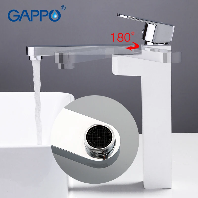 

GAPPO Bathroom Basin Faucet waterfall taps tall bathroom sink faucets basin mixer deck mounted taps torneira
