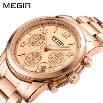 Relogio feminino Women Watches Megir Luxury Brand Girl Quartz Watch Casual Steel Ladies Dress Watches Women Clock Montre Femme
Relogio feminino Women Watches Megir Luxury Brand Girl Quartz Watch Casual Steel Ladies Dress Watches Women Clock Montre Femme