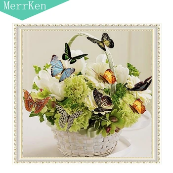 Diy diamond painting Butterfly flower basket resin Round diamond embroidery diamond mosaic Home decoration painting 30*30cm
Diy diamond painting Butterfly flower basket resin Round diamond embroidery diamond mosaic Home decoration painting 30*30cm