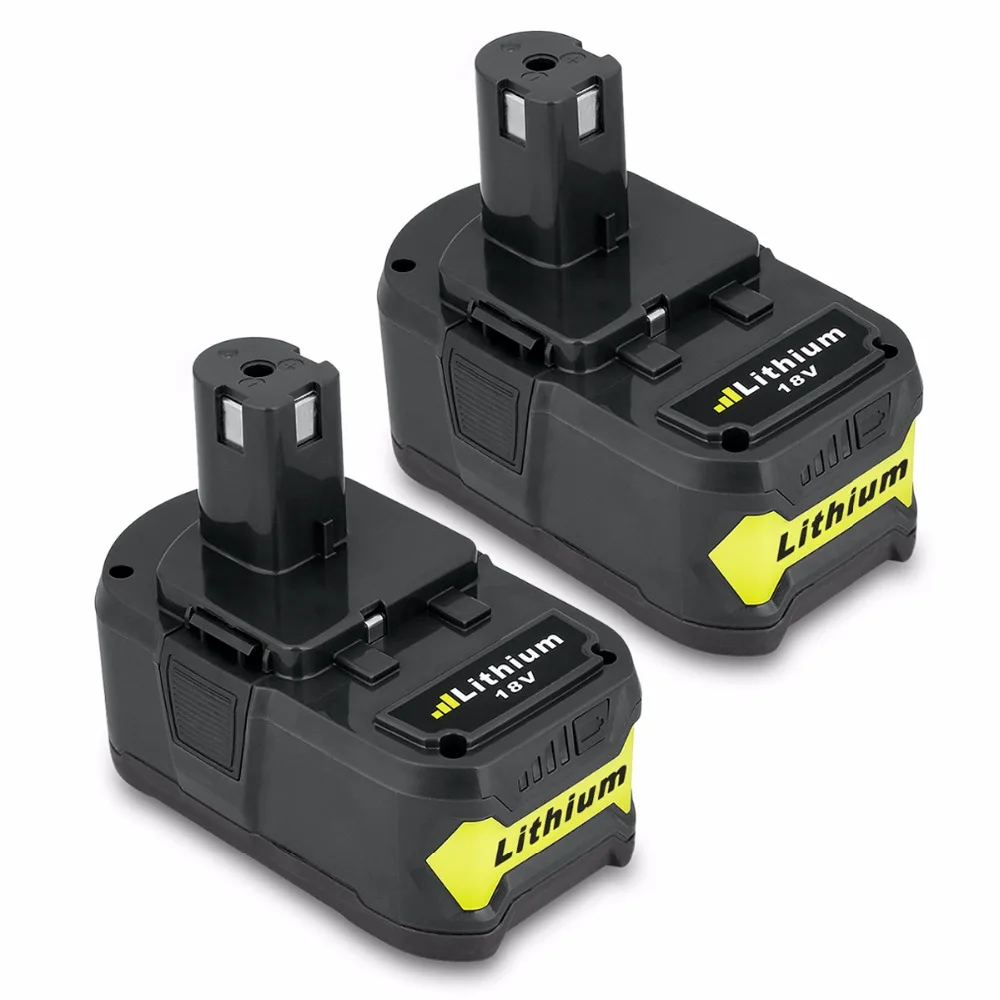 Plus Lithium High Capacity Battery P104 P105 4.0Ah US 2x For P108 Ryobi 18V One