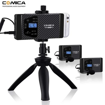 Comica CVM-WS60 Wireless Microphone Wireless Dual Lavalier Lapel Microphone System for iPhone Smartphones for Canon Nikon Camera
Comica CVM-WS60 Wireless Microphone Wireless Dual Lavalier Lapel Microphone System for iPhone Smartphones for Canon Nikon Camera