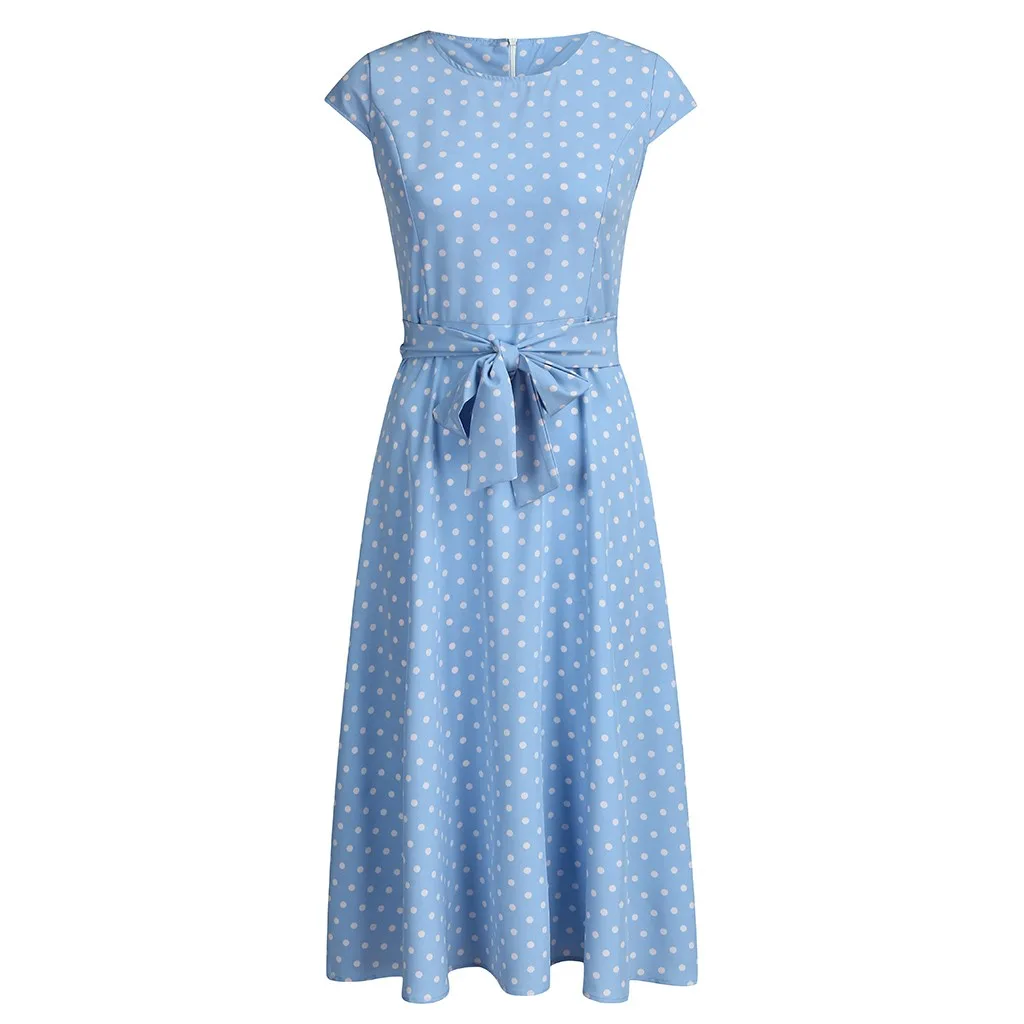 Women Ladys Summer Polka Dot Print Sleeveless Round Neck With Belt Dress women clothes 2019 chinese style vestido #4
Women Ladys Summer Polka Dot Print Sleeveless Round Neck With Belt Dress women clothes 2019 chinese style vestido #4