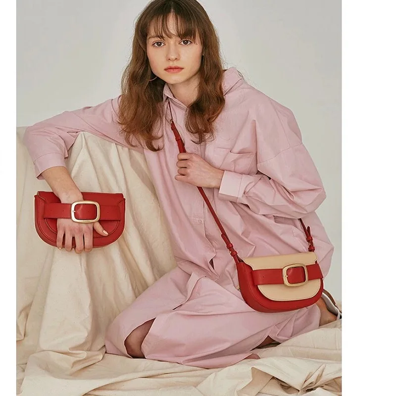 Saddle Bag Leather Purses And Handbags For Women 2019 Patchwork French Design Shoulder Crossbody Bags Party Evening Clutches Bag
Saddle Bag Leather Purses And Handbags For Women 2019 Patchwork French Design Shoulder Crossbody Bags Party Evening Clutches Bag