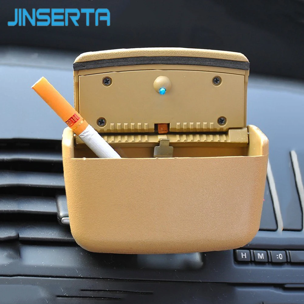 JINSERTA Air Outlet Car Ashtray LED Cigarette Smoke Remover Cigarette Ashtray Smokeless Holder Cup Car Trash for Universal Car
JINSERTA Air Outlet Car Ashtray LED Cigarette Smoke Remover Cigarette Ashtray Smokeless Holder Cup Car Trash for Universal Car