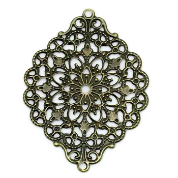 DoreenBeads Filigree Stamping Embellishments Findings Rhombus Antique Bronze Flower Hollow Pattern DIY Jewelry 5.3cmx 3.8cm,4PCs
DoreenBeads Filigree Stamping Embellishments Findings Rhombus Antique Bronze Flower Hollow Pattern DIY Jewelry 5.3cmx 3.8cm,4PCs