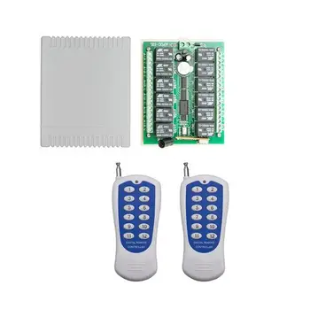 433mhz 3000M Long Range DC12V 24V 12 CH 12CH RF Wireless Remote Control Switch System,Transmitter + Receiver
433mhz 3000M Long Range DC12V 24V 12 CH 12CH RF Wireless Remote Control Switch System,Transmitter + Receiver