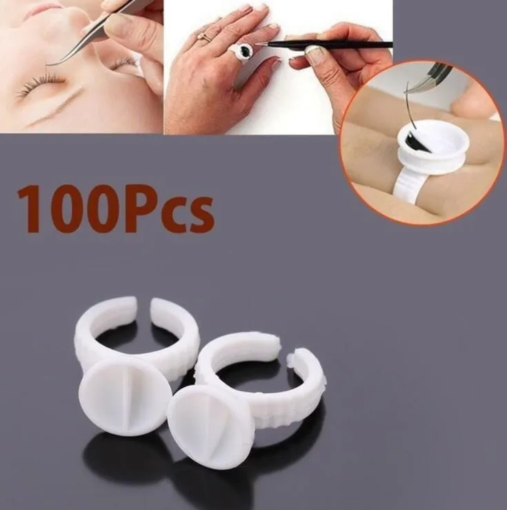 100Pcs Adhesive Eyelash Pallet Holder Set Beauty Makeup Disposable Glue Holder Ring Pallet for Eyelash Extension Tattoo Pigment
100Pcs Adhesive Eyelash Pallet Holder Set Beauty Makeup Disposable Glue Holder Ring Pallet for Eyelash Extension Tattoo Pigment