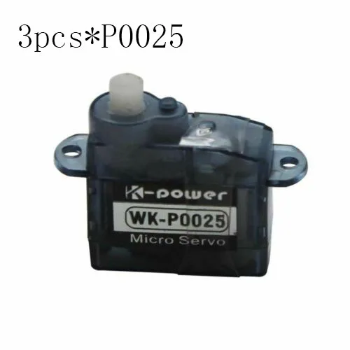 3PCS K-power P0025 2.5G/0.8KG/0.07Sec Analog High Speed Coreless Micro/Mini Servo for RC Airplane
3PCS K-power P0025 2.5G/0.8KG/0.07Sec Analog High Speed Coreless Micro/Mini Servo for RC Airplane