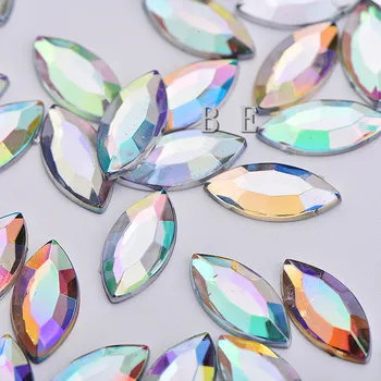 7X15mm AB Color 500pcs/lot Acrylic Horse Eye Rhinestones With Flatback Gems for Shoes Cloth Craft Decoration 
7X15mm AB Color 500pcs/lot Acrylic Horse Eye Rhinestones With Flatback Gems for Shoes Cloth Craft Decoration