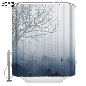 WARMTOUR Shower Curtain Moody'S Grey Autumn Background Waterproof Shower Curtain Bathroom Decor
WARMTOUR Shower Curtain Moody'S Grey Autumn Background Waterproof Shower Curtain Bathroom Decor