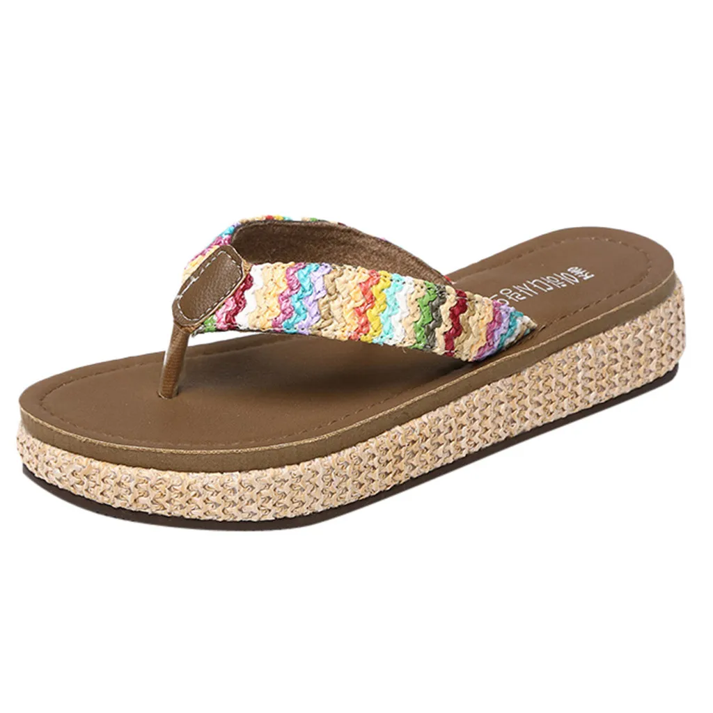 SAGACE Women's summer non-slip platform slippers open toe beach breathable shoes fashion thick bottom flip-flops
SAGACE Women's summer non-slip platform slippers open toe beach breathable shoes fashion thick bottom flip-flops