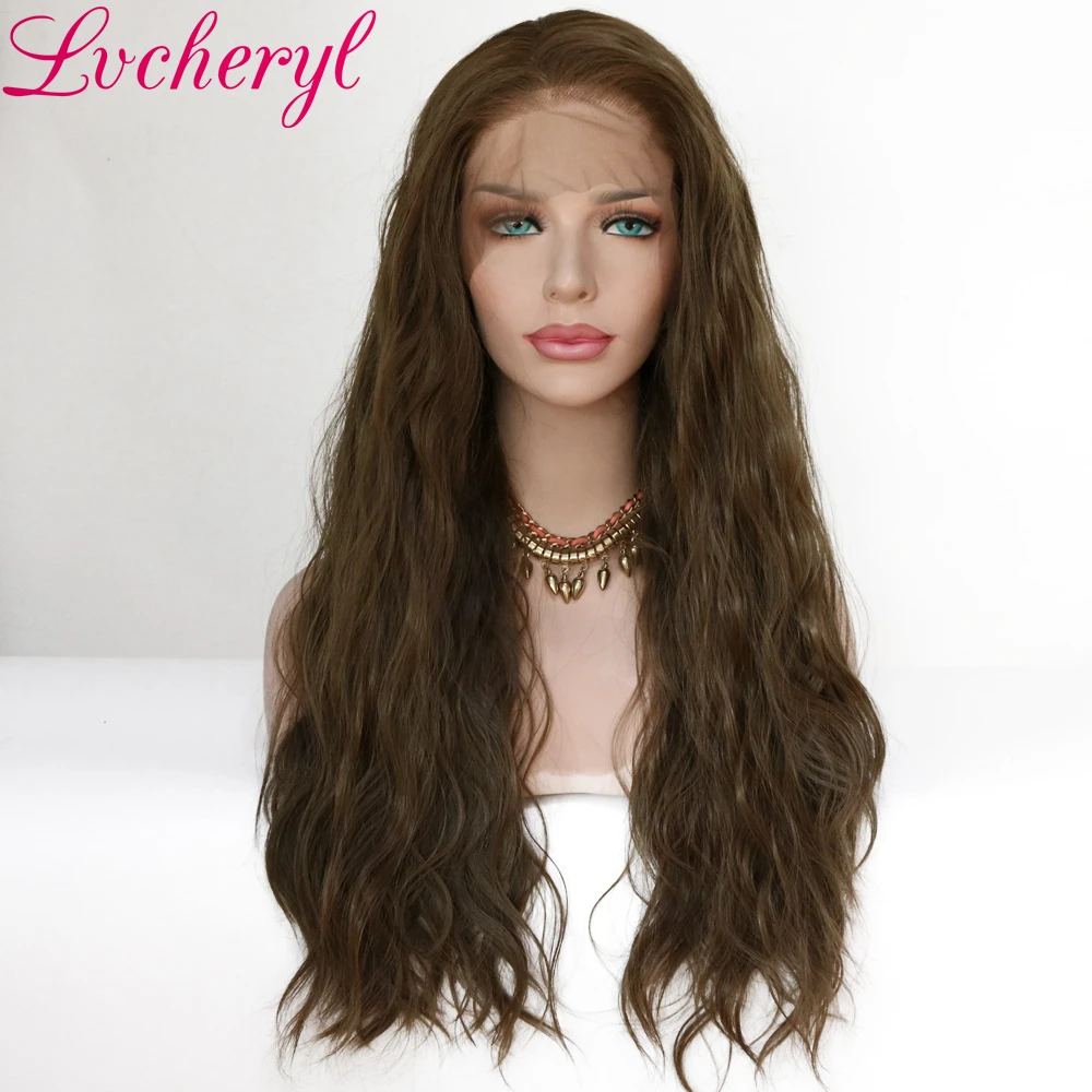 Lvcheryl 13x6 Synthetic Lace Front Wig Chestnut Brown Natural Wave Futura Fiber Hair Wigs Heat Resistant Synthetic Wigs
Lvcheryl 13x6 Synthetic Lace Front Wig Chestnut Brown Natural Wave Futura Fiber Hair Wigs Heat Resistant Synthetic Wigs