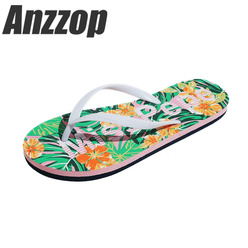 ANZZOP Flip-flop female summer fashion slip wear flat-bottomed flip-flops seaside holiday beach shoes female flat brand elegant 
ANZZOP Flip-flop female summer fashion slip wear flat-bottomed flip-flops seaside holiday beach shoes female flat brand elegant