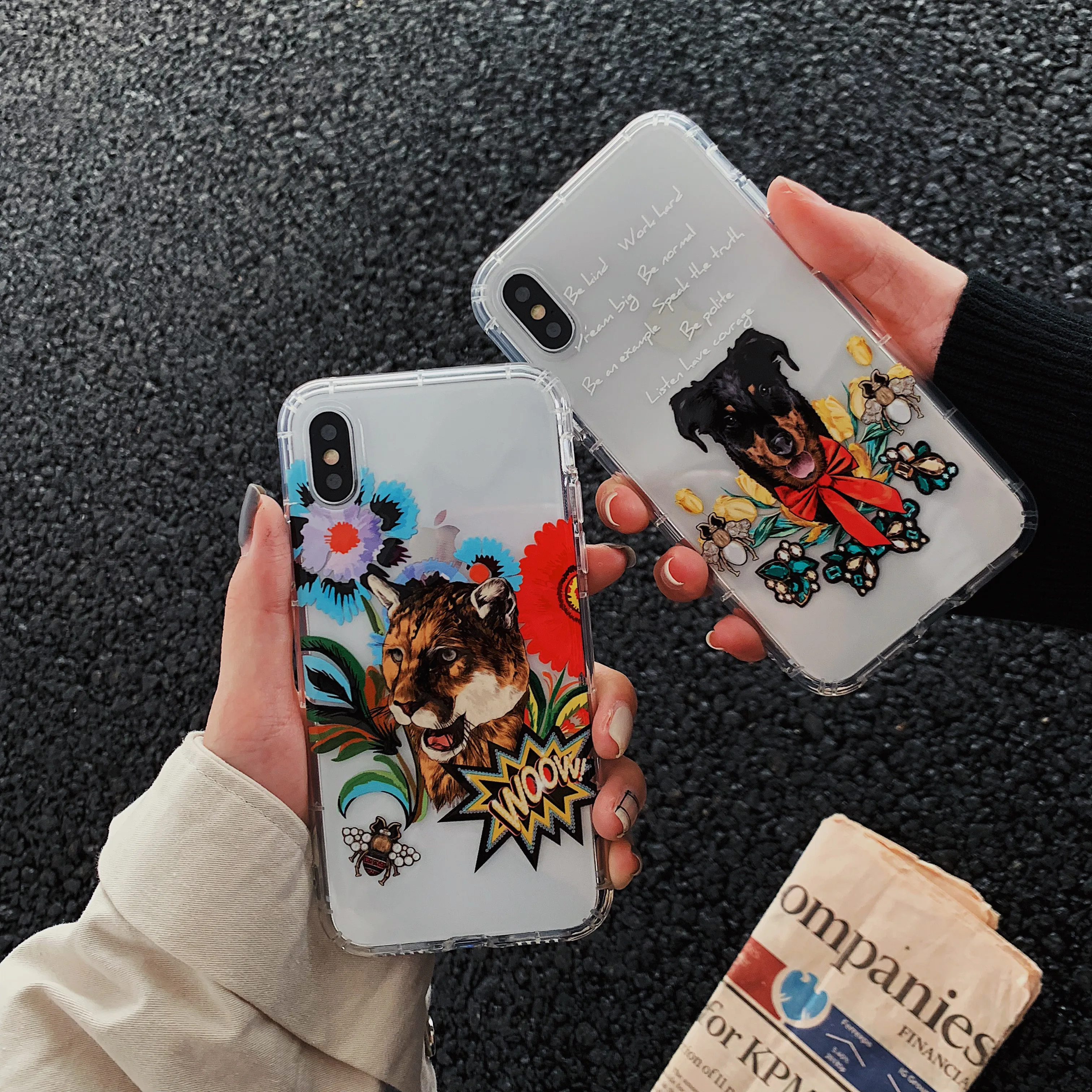 PEIPENG Cartoon Lion Wolf Dog Phone Case For iphone X XR XS MAX 6 6S 7 8 Plus Transparent Silicone Case Soft TPU Coque Cover
PEIPENG Cartoon Lion Wolf Dog Phone Case For iphone X XR XS MAX 6 6S 7 8 Plus Transparent Silicone Case Soft TPU Coque Cover