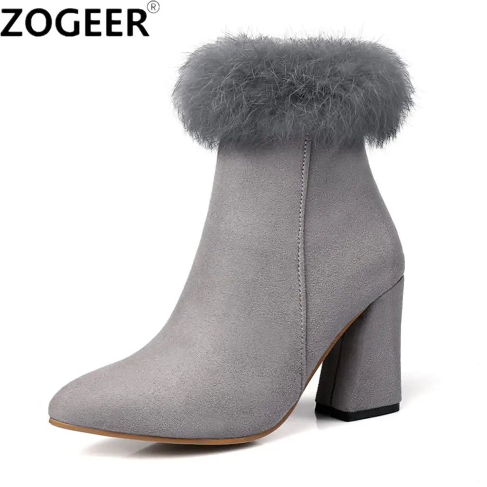 Big Size 43 2018 Winter Fashion Women Warm Boots Fur Flock Ankle Boots For Women Female High Heels Shoes Woman Black Grey
Big Size 43 2018 Winter Fashion Women Warm Boots Fur Flock Ankle Boots For Women Female High Heels Shoes Woman Black Grey