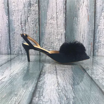 Kmeioo Pumps US 5-15 for Women,Puff Pompom Kitten Heels Pointed Toe Slingback Pumps Low Heel Sandals Evening Party Wedding Shoes
Kmeioo Pumps US 5-15 for Women,Puff Pompom Kitten Heels Pointed Toe Slingback Pumps Low Heel Sandals Evening Party Wedding Shoes