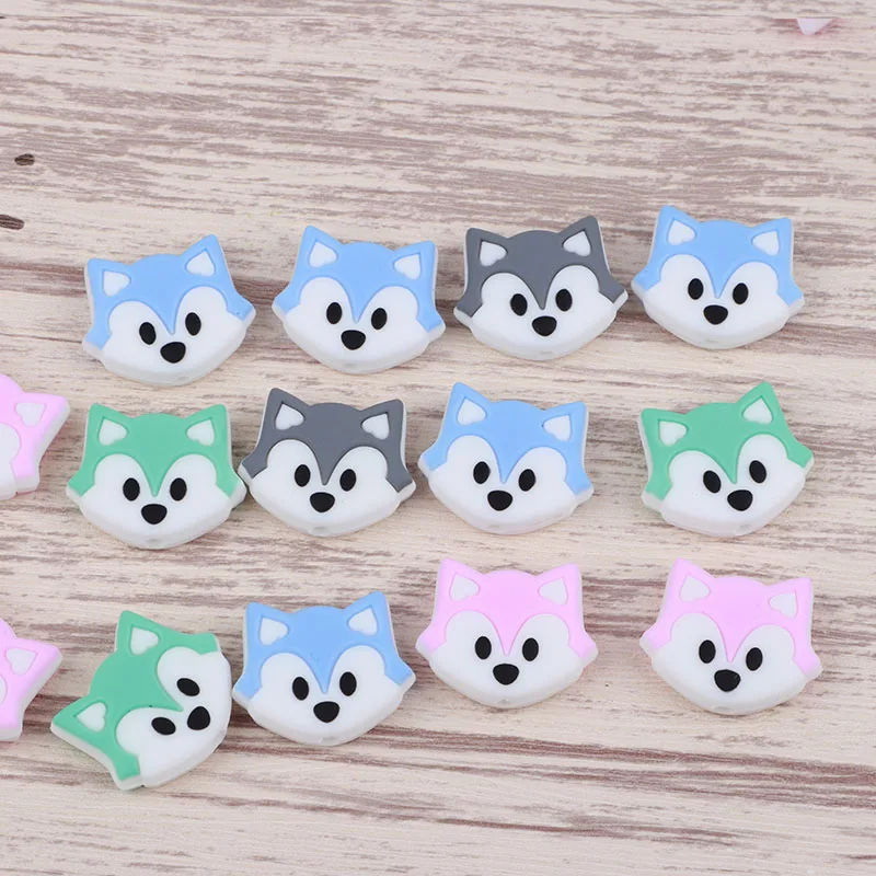 TYRY.HU 5pc/lot Silicone Beads Fox Koala Penguin Baby Sensory Chew Toys Food Grade Silicone Teething Beads
TYRY.HU 5pc/lot Silicone Beads Fox Koala Penguin Baby Sensory Chew Toys Food Grade Silicone Teething Beads