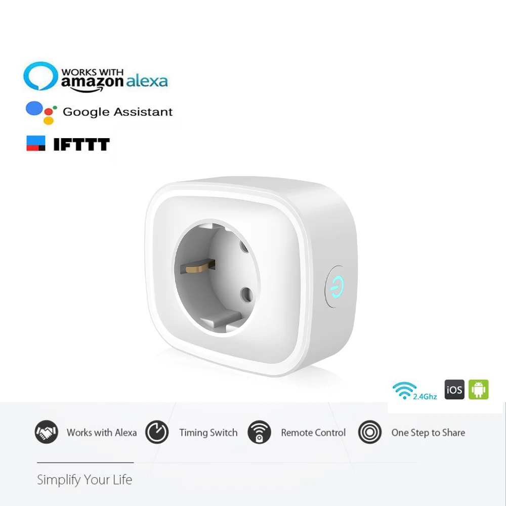 Youngable WLAN Steckdose funktionieren mit Alexa (Echo und Echo Dot), Google Home und IFTTT WiFi Smart Socket for IOS/Android
Youngable WLAN Steckdose funktionieren mit Alexa (Echo und Echo Dot), Google Home und IFTTT WiFi Smart Socket for IOS/Android
