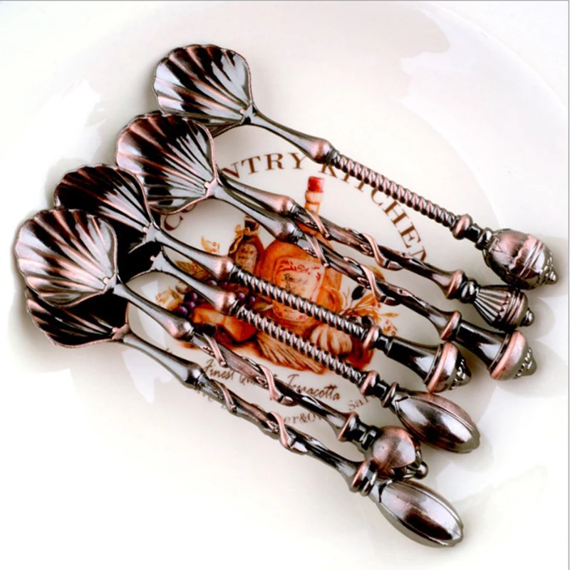 Vintage flower rattan cane small spoon Kitchen Tool Tea Coffee Spoons Carved Sugar Teaspoons Ice Cream Flatware
Vintage flower rattan cane small spoon Kitchen Tool Tea Coffee Spoons Carved Sugar Teaspoons Ice Cream Flatware